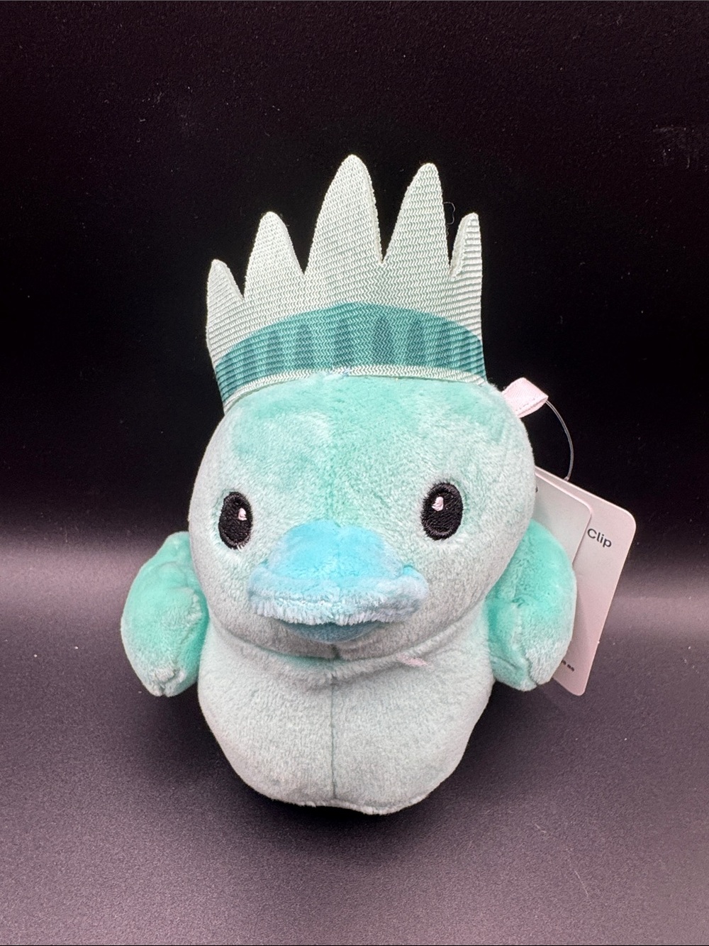 Plush Statue of Liberty Rubber Duck Backpack clip. New with tags.